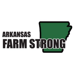 Farm Strong Sticker Decal - Arkansas State 3.5 Inch X 5 Inch Decal Border Cut Out.