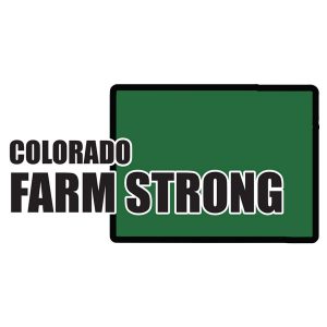 Farm Strong Sticker Decal - Colorado State 3.5 Inch X 5 Inch Decal Border Cut Out.