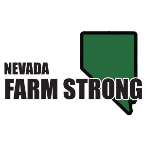 Farm Strong Sticker Decal - Nevada State 3.5 Inch X 5 Inch Decal Border Cut Out.