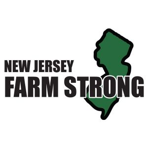 Farm Strong Sticker Decal - New Jersey State 3.5 Inch X 5 Inch Decal Border Cut Out.