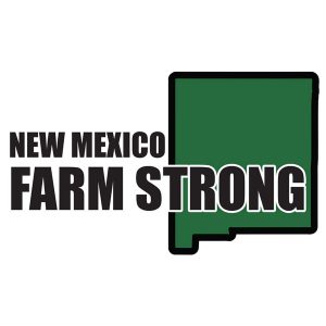 Farm Strong Sticker Decal - New Mexico State 3.5 Inch X 5 Inch Decal Border Cut Out.