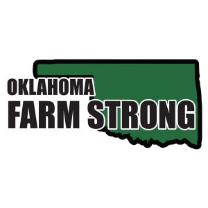 Farm Strong Sticker Decal - Oklahoma State 3.5 Inch X 5 Inch Decal Border Cut Out.