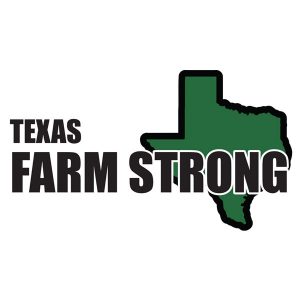 Farm Strong Sticker Decal - Texas State 3.5 Inch X 5 Inch Decal Border Cut Out.