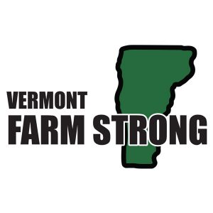 Farm Strong-Sticker Decal - Vermont State 3.5 Inch X 5 Inch Decal Border Cut Out.