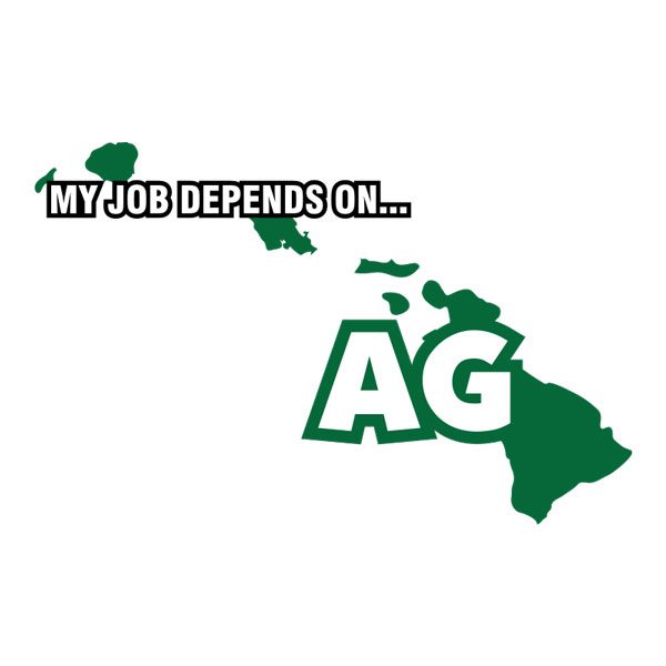 My Job Depends On Ag Sticker Decal - Idaho State