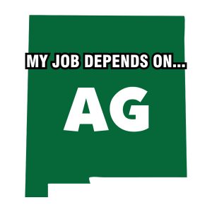My Job Depends On Ag Sticker Decal - New Mexico State