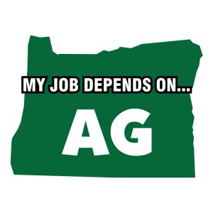 My Job Depends On Ag Sticker Decal - Oregon State
